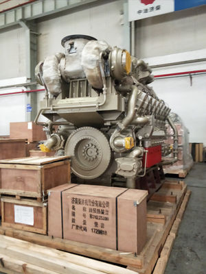 Тип выхода постоянного тока 1000kw Jichai H16V190 Природный газовый генератор Модель двигателя на конкурентной основе