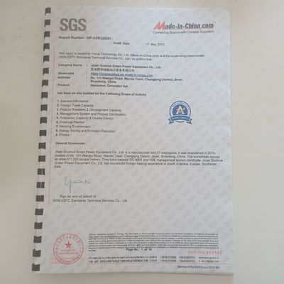 Сертификация ISO9001 для малых частей двигателя Jichai и Chidong