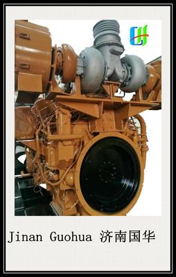 Форма установки цилиндров V 882кВ 1000 л.с. Джичай Чидун Z12V190b Морской дизельный двигатель