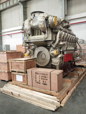 Джичай 1000кВ газовый генератор 1200GF-T Модель двигателя H16V190zdt на поршневом штифте 16V190