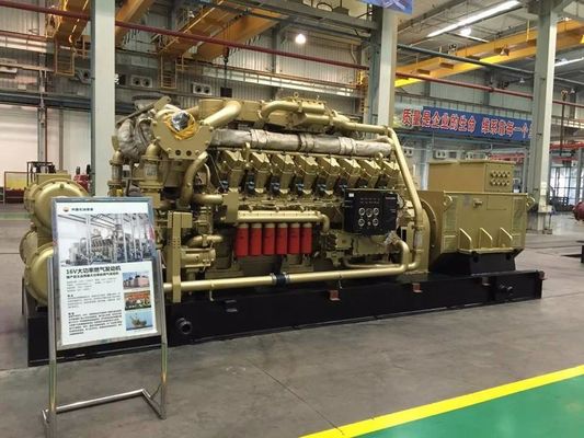 Джичай 1000кВ газовый генератор 1200GF-T Модель двигателя H16V190zdt на поршневом штифте 16V190