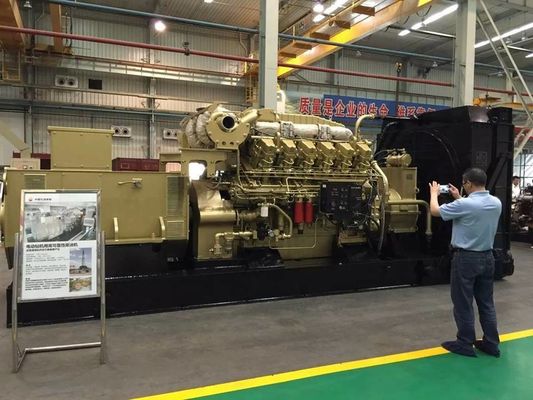Джичай 1000кВ газовый генератор 1200GF-T Модель двигателя H16V190zdt на поршневом штифте 16V190