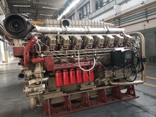 Тип выхода постоянного тока 1000kw Jichai H16V190 Природный газовый генератор Модель двигателя на конкурентной основе