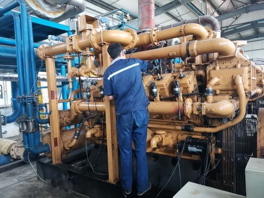 50/60 Гц частота Джинанский газотурбинный генератор с мощностью 750 кВт и низким потреблением