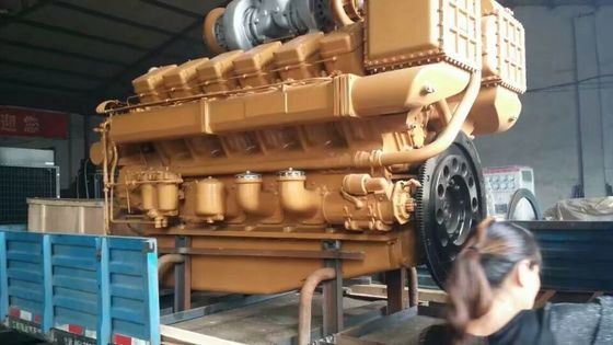 Дизельный генератор мощностью 500 кВт с дизельным двигателем Jinan 12V190 Ifc5456 и поршневым кольцом 100 кг