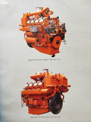 Алюминиевый двигатель модель Z12V190bd2 генератор модель Ifc6502 500kw дизельный генератор 100kg